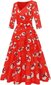 Kleit naistele Bbonlinekleidi mustriga, punane hind ja info | Kleidid | kaup24.ee