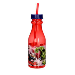 Pudel kõrrega Disney Avengers, 500 ml hind ja info | Disney Kodutarbed | kaup24.ee