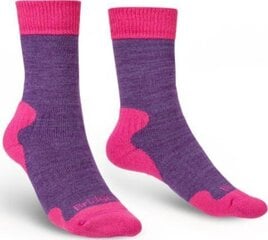 Sokid naistele Bridgedale, roosa hind ja info | Naiste sokid | kaup24.ee