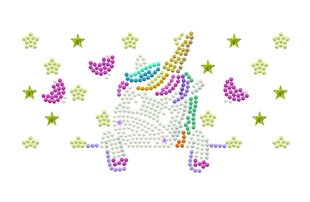 Teemantpildikomplekt Diamond Dots Unicorn, DTZ10.012 hind ja info | Teemantmaalid, teemanttikandid | kaup24.ee