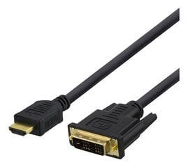 Deltaco, HDMI - DVI, 7 m hind ja info | Kaablid ja juhtmed | kaup24.ee