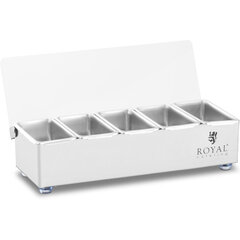 Joogitarvikute konteinerid Royal Catering, 5 tk. hind ja info | Toidu säilitusnõud | kaup24.ee