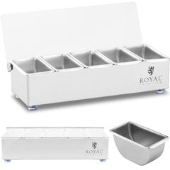 Joogitarvikute konteinerid Royal Catering, 5 tk. hind ja info | Toidu säilitusnõud | kaup24.ee