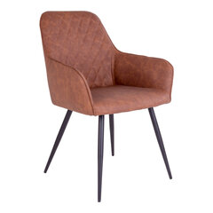 2-tooliga komplekt Harbo, pruun hind ja info | Söögitoolid, baaritoolid | kaup24.ee