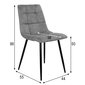 2-tooliga komplekt Middelfart, helepruun hind ja info | Söögitoolid, baaritoolid | kaup24.ee
