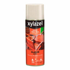 Тиковое масло Xylazel Classic 5396270 Spray Тик 400 ml матовый цена и информация | Очистители | kaup24.ee