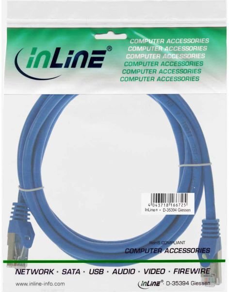 InLine, RJ45 SF/UTP Cat.5e, 1.5 m hind ja info | Kaablid ja juhtmed | kaup24.ee