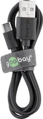 Goobay, Micro-USB 5 Вт, 1 м. цена и информация | Кабели и провода | kaup24.ee