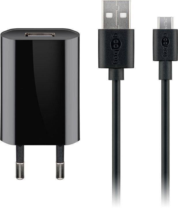 Goobay, Micro-USB 5 W, 1 m. hind ja info | Kaablid ja juhtmed | kaup24.ee