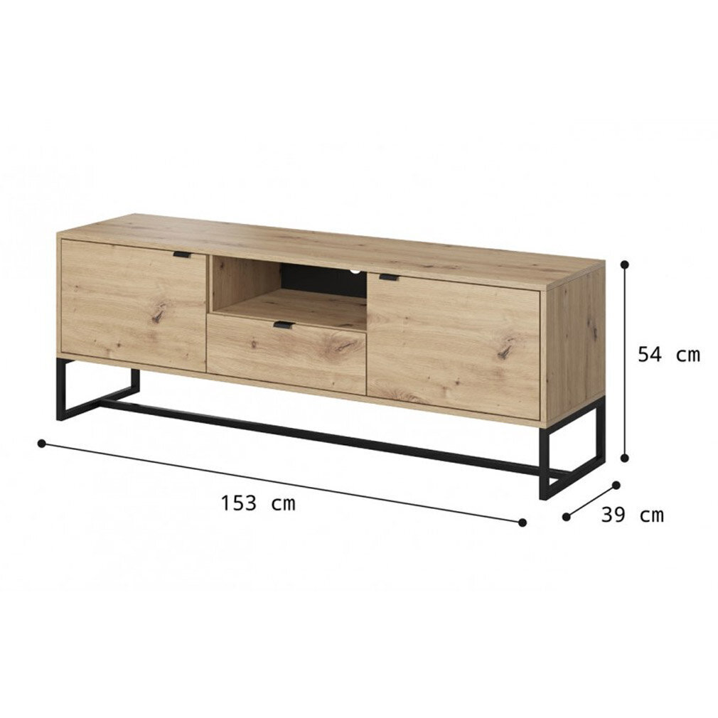 TV-alus AKL Furniture Amber ARTV153, pruun hind ja info | TV alused | kaup24.ee