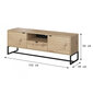 TV-alus AKL Furniture Amber ARTV153, pruun hind ja info | TV alused | kaup24.ee