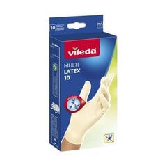 Перчатки Vileda, 10 пар, размер М/L цена и информация | Принадлежности для уборки | kaup24.ee