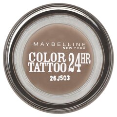 Крем-тени для век Maybelline Color Tattoo 24H 40 Permanent Taupe 4 г цена и информация | Тушь, средства для роста ресниц, тени для век, карандаши для глаз | kaup24.ee