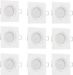 Sisseehitatud lambid Lumare, 9 tk hind ja info | Süvistatavad ja LED valgustid | kaup24.ee