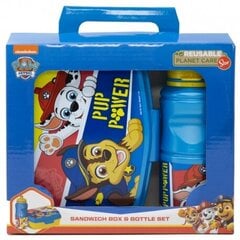 Paw Patrol lõunakarp ja joogikomplekt цена и информация | Посуда для хранения еды | kaup24.ee