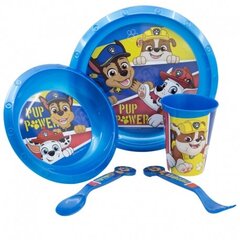 Paw Patrol plastikust lauanõude komplekt, 5 tk hind ja info | Laste sööginõud | kaup24.ee