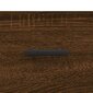 vidaXL kõrge kapp, pruun tamm, 69,5 x 34 x 180 cm, tehispuit hind ja info | Kummutid | kaup24.ee