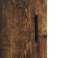 vidaXL kõrge kapp, suitsutatud tamm, 69,5 x 34 x 180 cm, tehispuit hind ja info | Kummutid | kaup24.ee