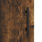 vidaXL kõrge kapp, suitsutatud tamm, 34,5x34x180 cm, tehispuit hind ja info | Kummutid | kaup24.ee
