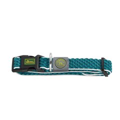 Koera kaelarihm Hunter Vario Basic turquoise Türkiissinine Suurus S (30-43 cm) hind ja info | Kaelarihmad ja traksid koertele | kaup24.ee