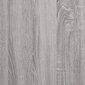 vidaXL kõrge kapp, hall Sonoma tamm, 34,5 x 32,5 x 180 cm, tehispuit hind ja info | Kummutid | kaup24.ee