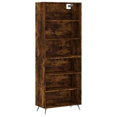 vidaXL kõrge kapp, suitsutatud tamm, 69,5 x 32,5 x 180 cm, tehispuit цена и информация | Комоды | kaup24.ee