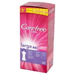 Pesukaitsmed Carefree Large, 20 tk цена и информация | Тампоны, гигиенические прокладки для критических дней, ежедневные прокладки | kaup24.ee