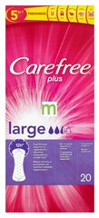 Pesukaitsmed Carefree Large, 20 tk hind ja info | Tampoonid, hügieenisidemed, menstruaalanumad | kaup24.ee