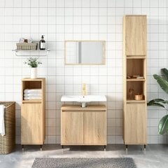 3-osaline vannitoakappide komplekt vidaXL цена и информация | Комплекты в ванную | kaup24.ee