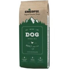 Chicopee Pro Nature Line lambaliha ja riisiga Adult Lamb & Rice, 20 kg цена и информация | Сухой корм для собак | kaup24.ee