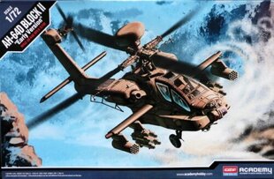 Liimitav mudel Academy 12514 Helicopter AH-64D BLOCK II Early Version 1/72 hind ja info | Liimitavad mudelid | kaup24.ee