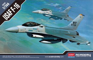 Liimitav mudel Academy 12610 USAF F-16 Fighting Falcon 1/144 цена и информация | Склеиваемые модели | kaup24.ee