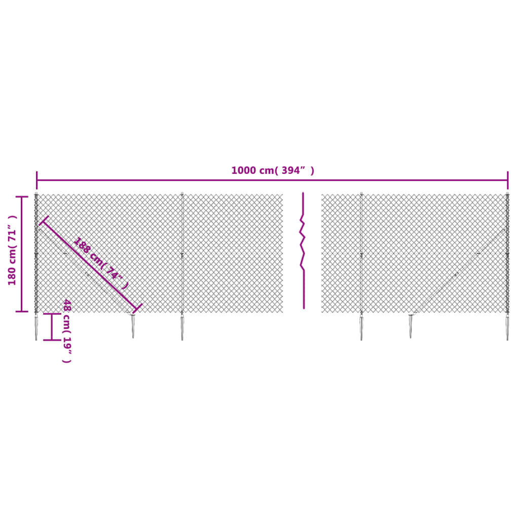 Võrkaed vidaXL, 1,8 x 10 m цена и информация | Aiad ja tarvikud | kaup24.ee