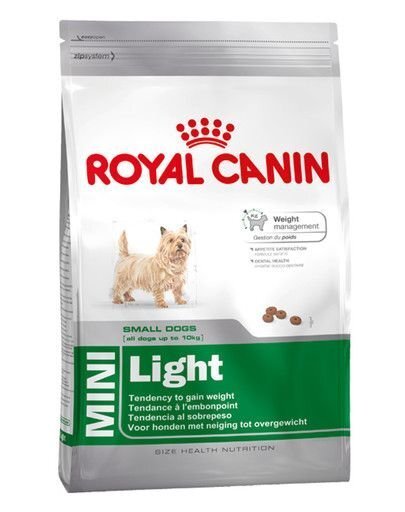 Kuivtoit Royal Canin väikest tõugu ülekaalulistele koertele Mini light weight care, 8 kg цена и информация | Kuivtoit koertele | kaup24.ee