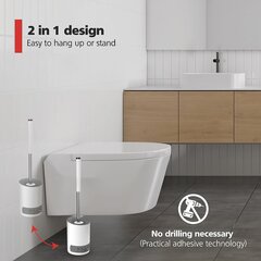 Силиконовая туалетная щетка, 1 шт цена и информация | Аксессуары для ванной комнаты | kaup24.ee