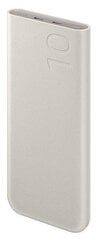 EB-P3400XUE Samsung FastCharge PowerBank 2x USB-C 25W 10000mAh Beige цена и информация | Samsung Телефоны и аксессуары | kaup24.ee