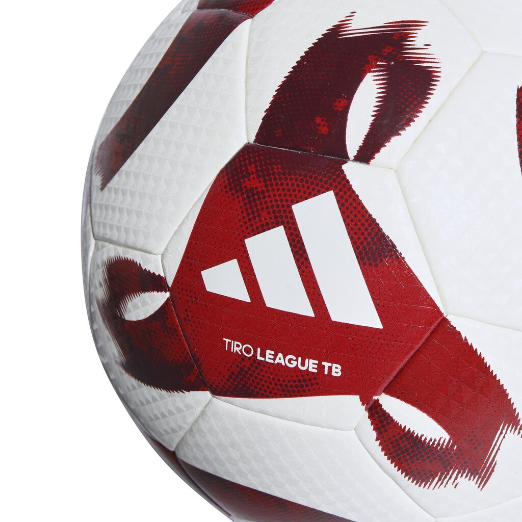 Jalgpalli pall Adidas Tiro League Thermally Bonded White Red HZ1294 HZ1294/5 hind ja info | Jalgpalli pallid | kaup24.ee