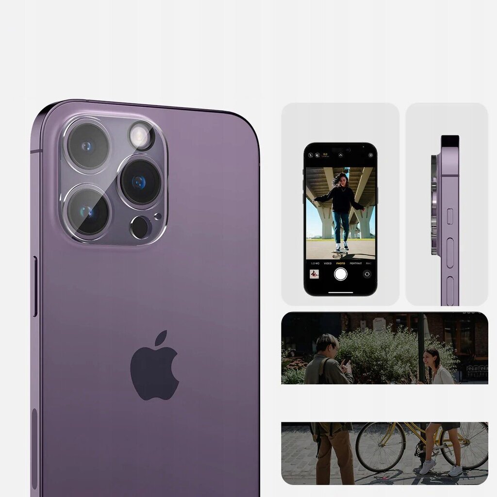 Kaameraklaas, Spigen, iPhone 14 Pro /Max hind ja info | Ekraani kaitsekiled | kaup24.ee