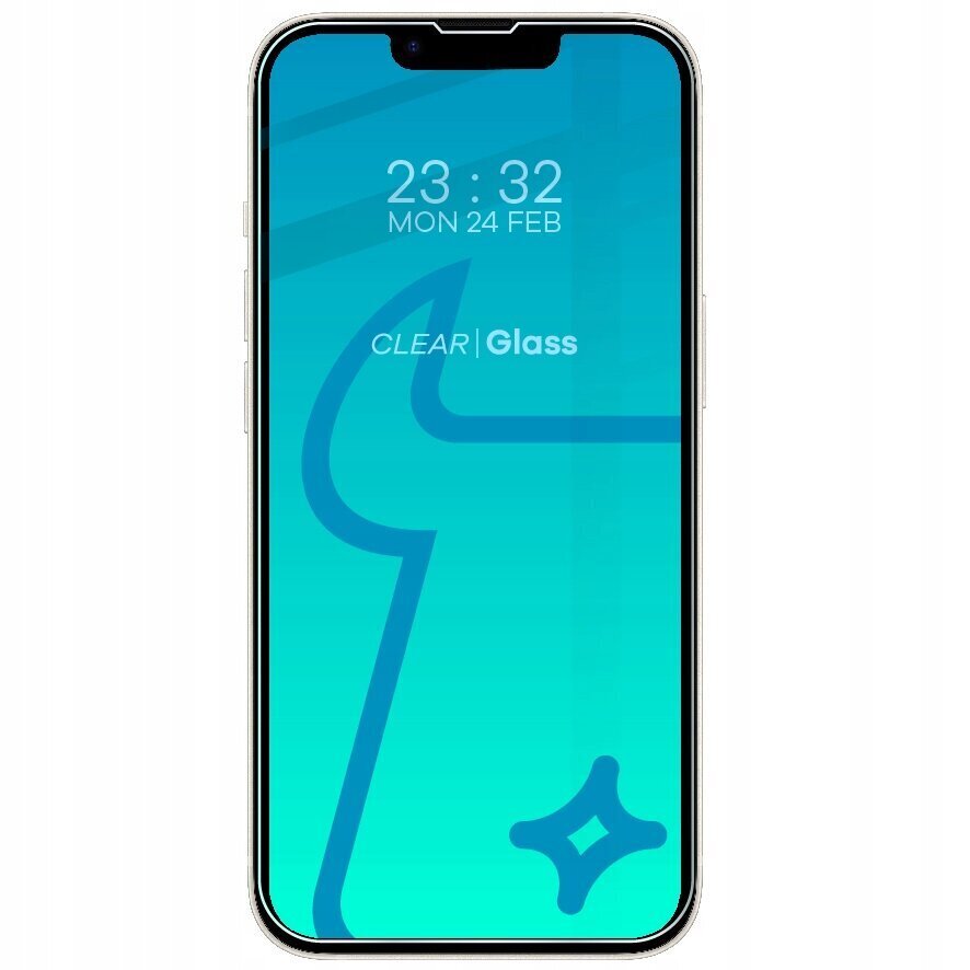 Karastatud klaas, Bizon Glass Clear 2, iPhone 14 hind ja info | Ekraani kaitsekiled | kaup24.ee