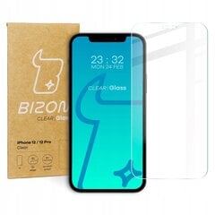 Karastatud klaas, Bizon, iPhone 12 / 12Pro цена и информация | Ekraani kaitsekiled | kaup24.ee