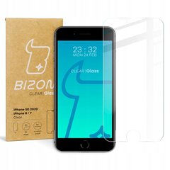 Karastatud klaas, Bizon, iPhone SE 2020/ 8/ 7 цена и информация | Ekraani kaitsekiled | kaup24.ee