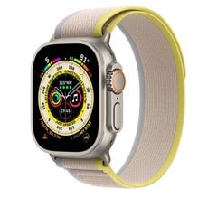 Браслет для Apple Watch Trail Loop Желто-Серый 38-40-41мм цена и информация | Аксессуары для смарт-часов и браслетов | kaup24.ee