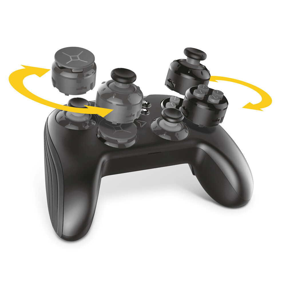 Steelplay Wireless Customizable Controller + 2 Cases (Switch/PC/Android) цена и информация | Mängukonsoolide lisatarvikud | kaup24.ee