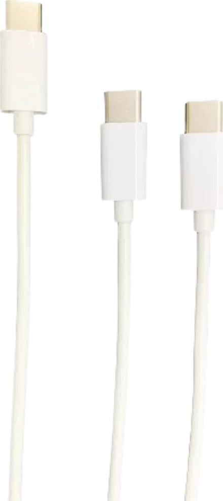 Steelplay Dual Play & Charge Cable For Controllers (Ps5, White цена и информация | Mängukonsoolide lisatarvikud | kaup24.ee