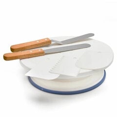 Вращающиеся тарелочка для торта+ нож и лопаточка цена и информация | Столовые и кухонные приборы | kaup24.ee
