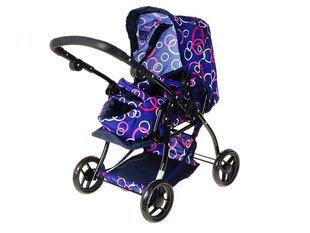 Игрушечная коляска для кукол, фиолетовая цена и информация | Игрушки для девочек | kaup24.ee