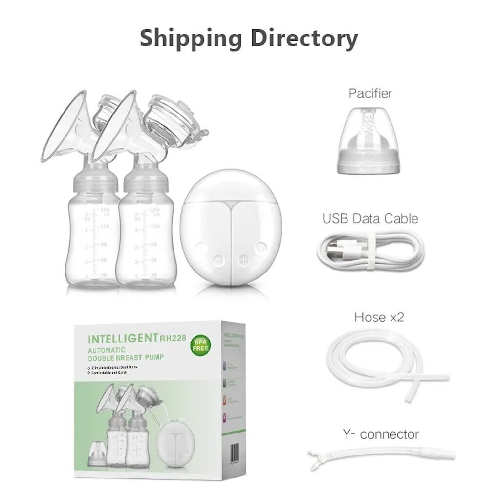 Topelt elektriline rinnapump INTELLIGENT RH228 hind ja info | Rinnapumbad | kaup24.ee