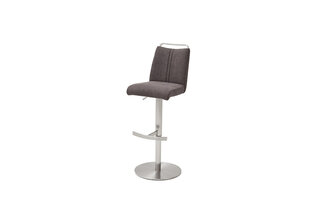 Барный-полубарный стул Giulia A-1, гобелен, коричневый цена и информация | Стулья для кухни и столовой | kaup24.ee
