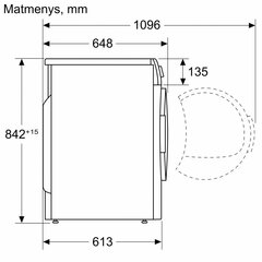 Bosch WQG245AISN Serie 6 цена и информация | Сушильные машины | kaup24.ee