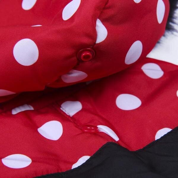 Koera mantel Minnie Mouse Punane Must XXS hind ja info | Riided koertele | kaup24.ee